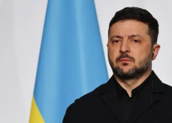 Prezydent Ukrainy Wołodymyr Zełenski. Fot. PAP/EPA/LUDOVIC MARIN / POOL