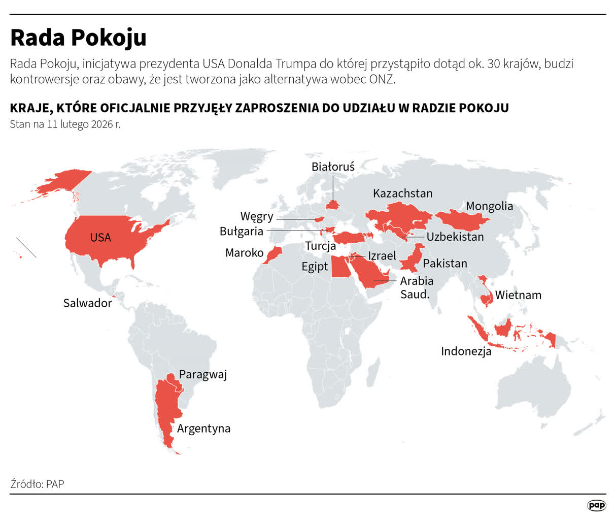 Rada Pokoju na pomoc Strefie Gazy. Trump zadeklarował miliardowe wsparcie