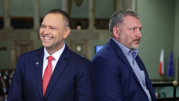 Prezydent Karol Nawrocki i minister sprawiedliwości Waldemar Żurek. Fot. Kolaż zdjęć PAP