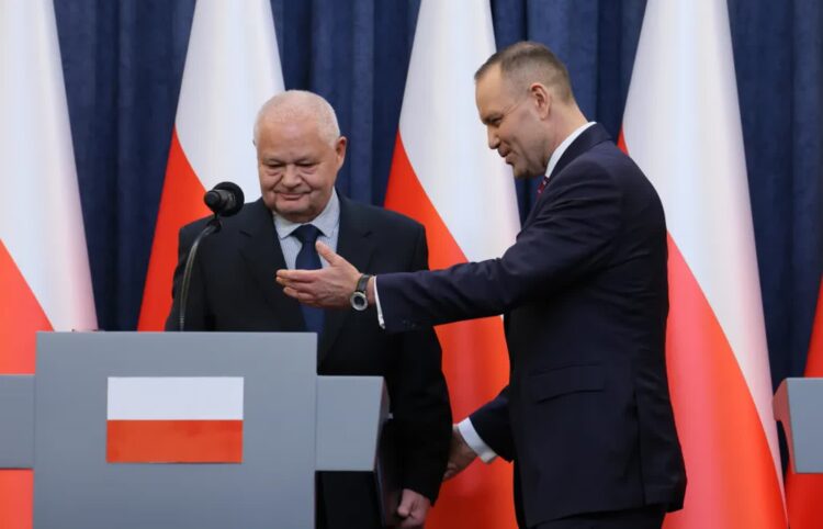 Adam Glapiński i Karol Nawrocki Fot. PAP/Paweł Supernak