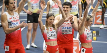 Kajetan Duszyński, Anna Gryc, Marcin Karolewski, Justyna Święty-Ersetic. Fot. PAP/Radek Pietruszka