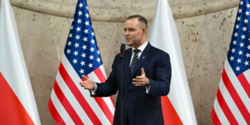 Karol Nawrocki w USA (PAP/Adam Warżawa)