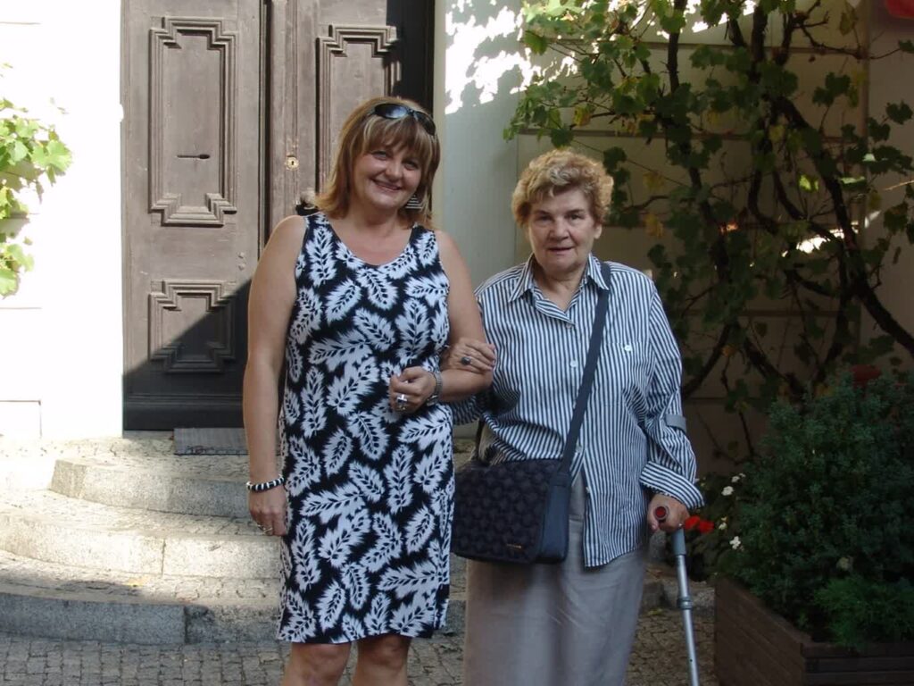 Eugenia Pawłowska z Ewą Dumą fot. archiwum domowe