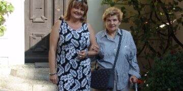 Eugenia Pawłowska z Ewą Dumą fot. archiwum domowe