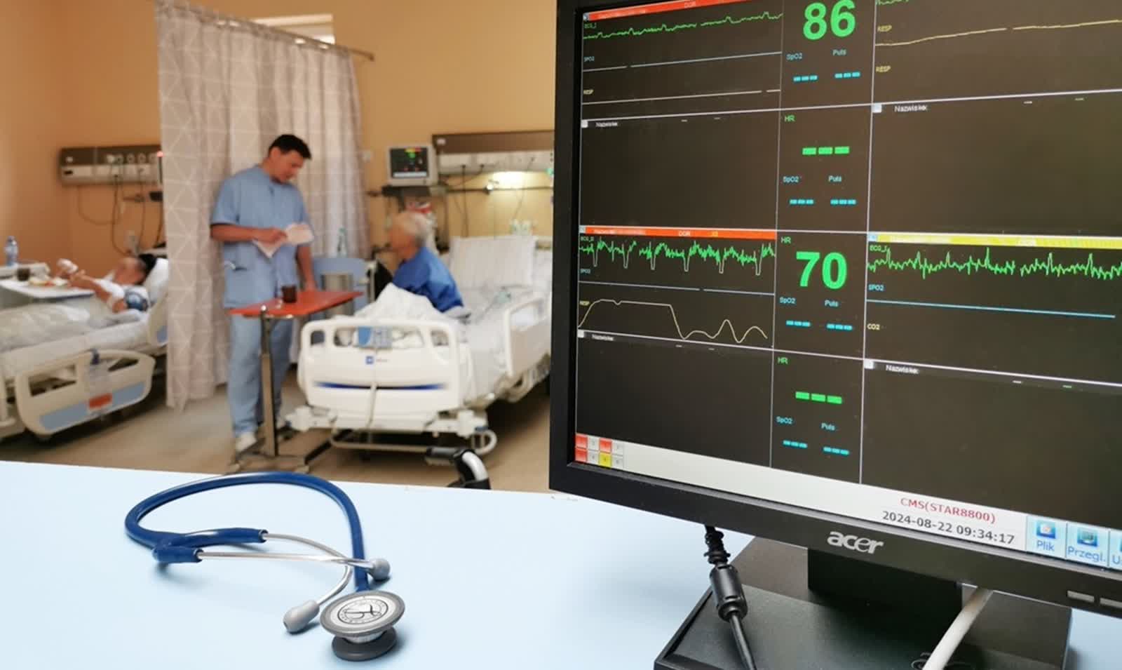 Remont i doposażenie żarskiej kardiologii