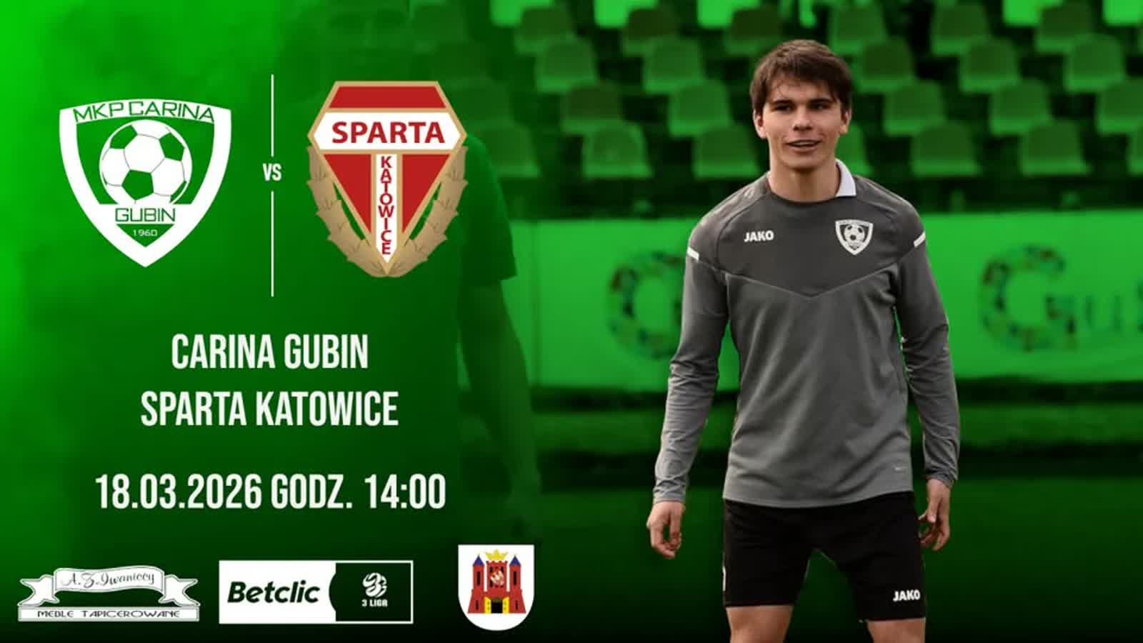 Carina podejmie wicelidera w zaległym meczu III ligi