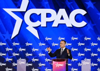 USA WIZYTA PREZYDENTA RP KAROLA NAWROCKIEGO. Fot. PAP/Adam Warżawa