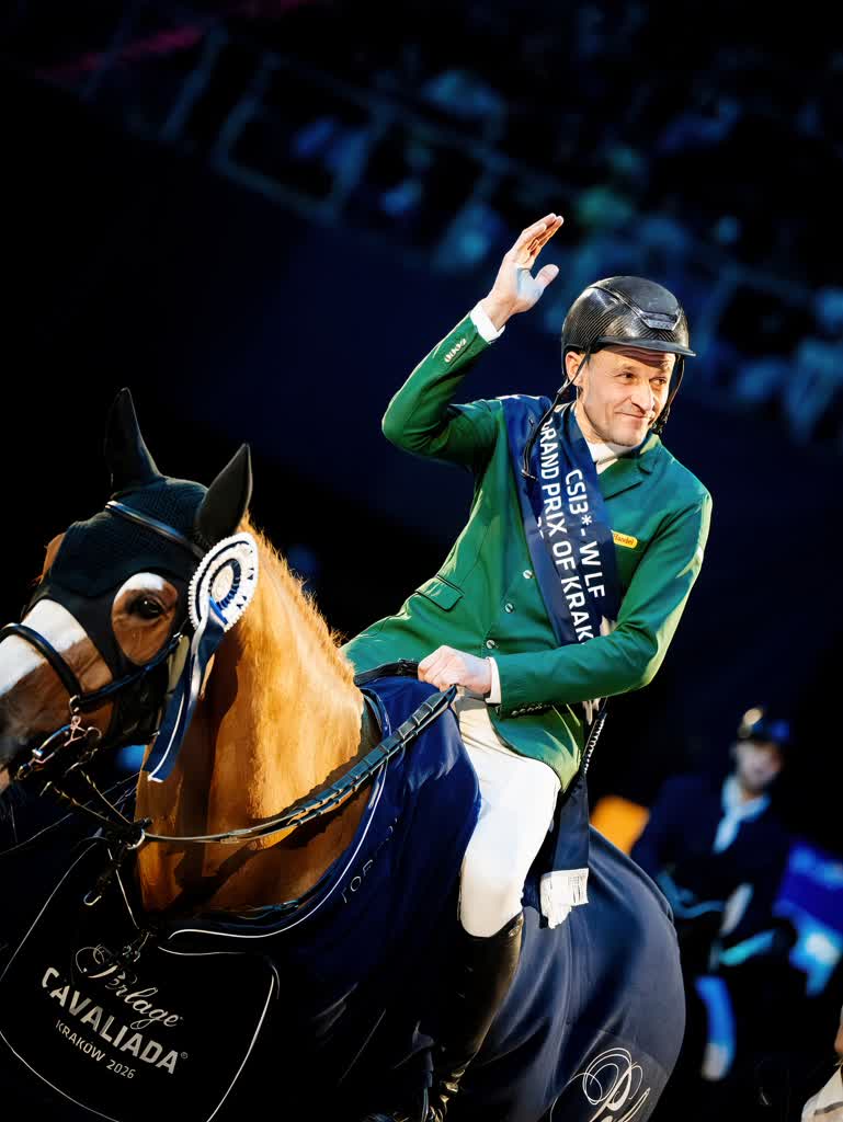 Jarosław Skrzyczyński wygrał finał Cavaliady w Krakowie