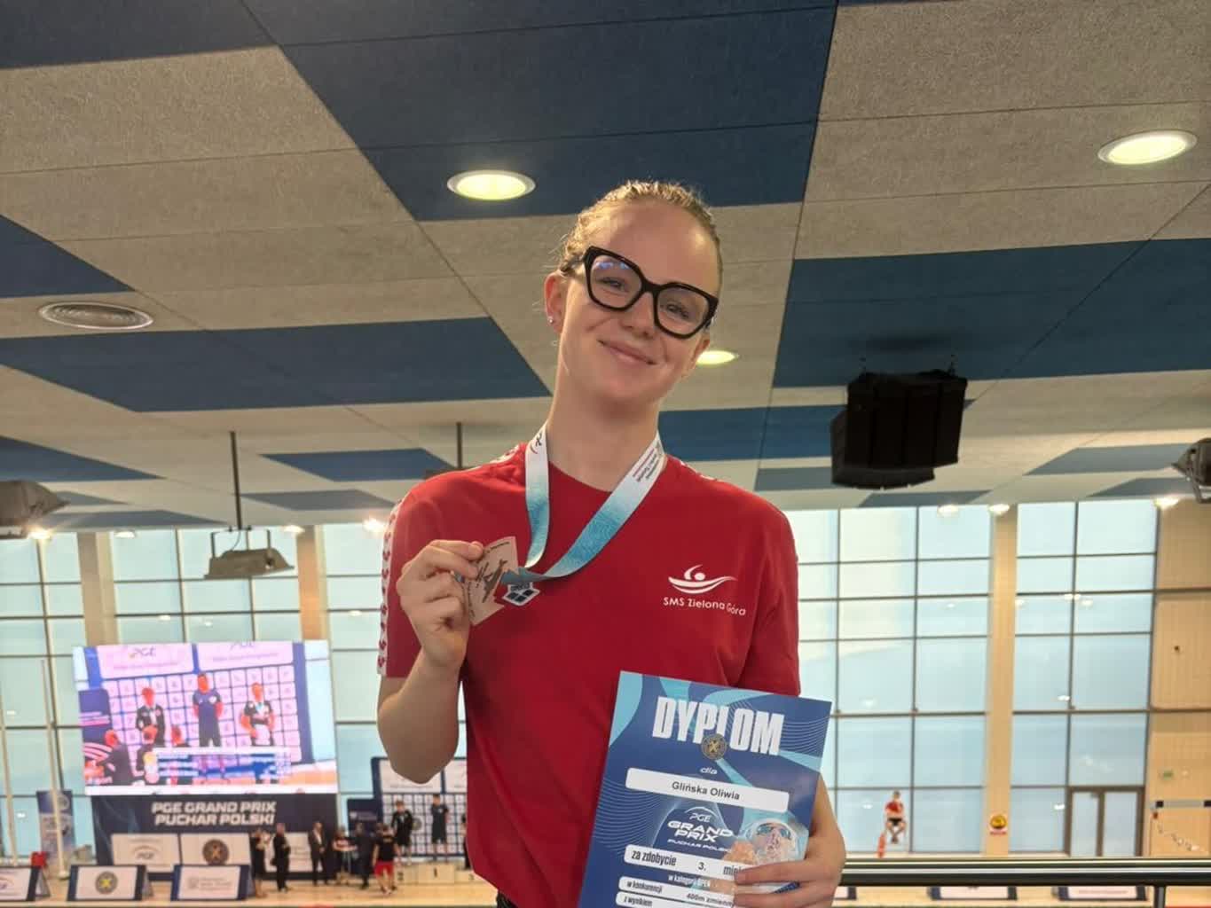 Oliwia Glińska z dwoma medalami Grand Prix Pucharu Polski