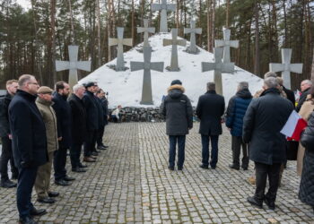 UKRAINA KIJÓW UROCZYSTOŚĆ Z UDZIAŁEM SZEFA UDSKIOR. Fot. PAP/Vladyslav Musiienko