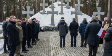 UKRAINA KIJÓW UROCZYSTOŚĆ Z UDZIAŁEM SZEFA UDSKIOR. Fot. PAP/Vladyslav Musiienko