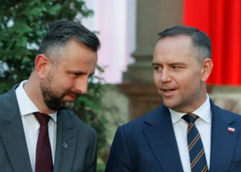 Prezydent Karol Nawrocki i wicepremier, szef MON i lider PSL Władysław Kosiniak-Kamysz. Fot. PAP/ Paweł Supernak