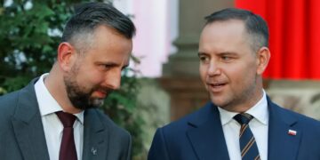 Prezydent Karol Nawrocki i wicepremier, szef MON i lider PSL Władysław Kosiniak-Kamysz. Fot. PAP/ Paweł Supernak