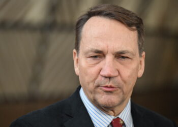 Wicepremier, szef MSZ Radosław Sikorski. Fot. PAP/Wiktor Dąbkowski