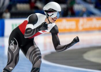 Vladimir Semirunnii. Fot. Polski Związek Łyżwiarstwa Szybkiego/FB