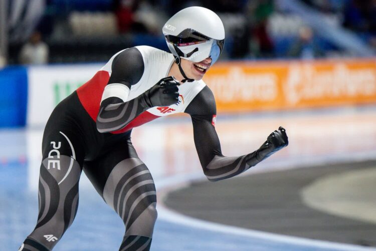 Vladimir Semirunnii. Fot. Polski Związek Łyżwiarstwa Szybkiego/FB