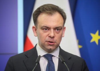 Minister finansów Andrzej Domański. Fot. PAP/Leszek Szymański