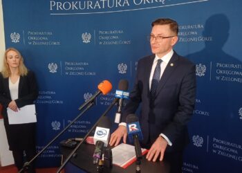 Na zdjęciu Robert Kmieciak, szef Prokuratury Okręgowej w Zielonej Górze (fot. Piotr Bakselerowicz)