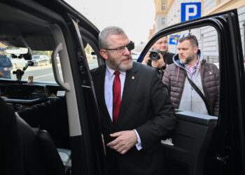 Grzegorz Braun. Fot. PAP/Maciej Kulczyński