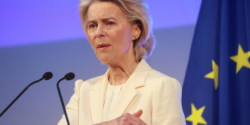Ursula Von der Leyen. Fot. PAP/EPA/OLIVIER HOSLET