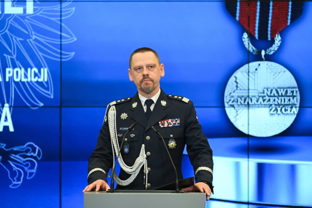 Komendant Główny Policji nadinsp. Marek Boroń. Fot. PAP/Marcin Obara