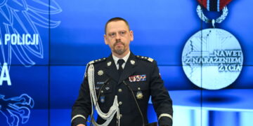 Komendant Główny Policji nadinsp. Marek Boroń. Fot. PAP/Marcin Obara