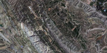 Iran na zdjęciu satelitarnym (PAP/EPA/SATELLITE IMAGE ©2026 VANTOR / HANDOUT)