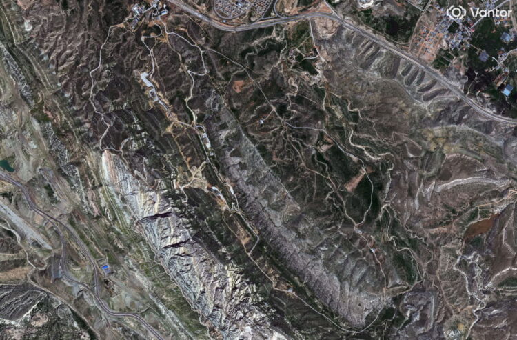 Iran na zdjęciu satelitarnym (PAP/EPA/SATELLITE IMAGE ©2026 VANTOR / HANDOUT)