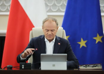 Premier Donald Tusk. Fot. PAP/Leszek Szymański
