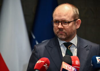 Szef Biura Polityki Międzynarodowej w KPRP Marcin Przydacz. Fot. PAP/Adam Warżawa