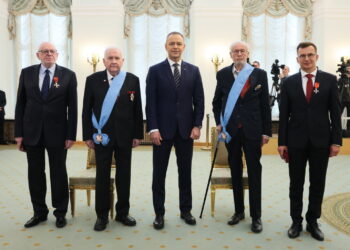 WARSZAWA ORDERY ORŁA BIAŁEGO I ODRODZENIA POLSKI. Fot. PAP/Leszek Szymański