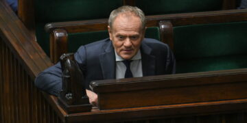 Premier Donald Tusk. Fot. PAP/Marcin Obara