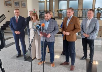 Konferencja prasowa lubuskiego PSL (fot. Piotr Bakselerowicz)