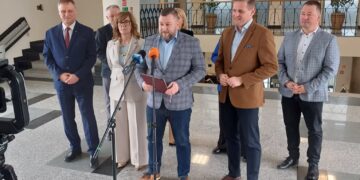 Konferencja prasowa lubuskiego PSL (fot. Piotr Bakselerowicz)