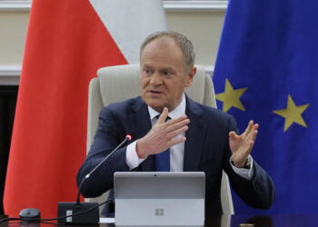 Premier Donald Tusk. Fot. PAP/Paweł Supernak