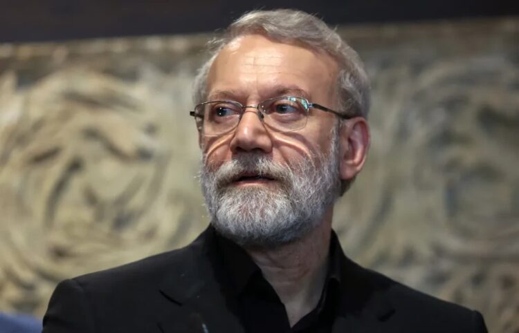 Szef Rady Bezpieczeństwa Iranu Ali Laridżani. Fot. EPA/WAEL HAMZEH