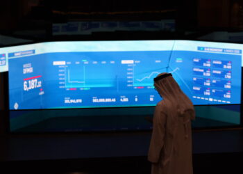 Giełda w Dubaju (PAP/EPA/ALI HAIDER)