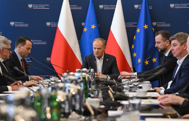 Spotkanie Zespołu Koordynacyjnego w sprawie sytuacji na Bliskim Wschodzie Fot. PAP/Radek Pietruszka