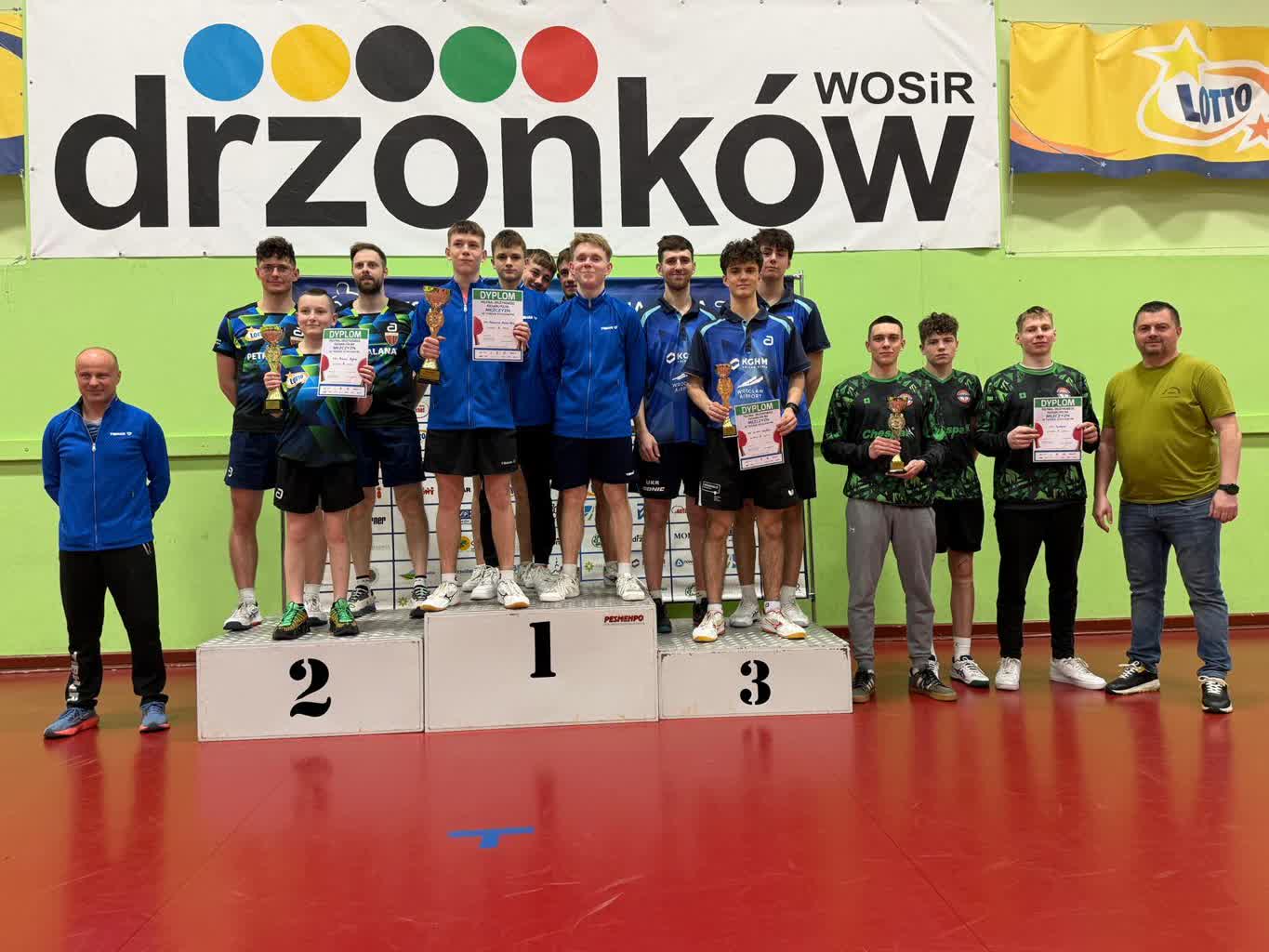 Męski zespół ZKS-u zagra w Final Four Pucharu Polski tenisistów stołowych