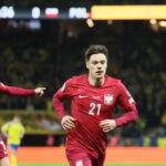 PIŁKA NOŻNA BARAŻ O AWANS DO MŚ SZWECJA POLSKA. Nicola Zalewski. Fot. PAP/Leszek Szymański