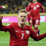 PIŁKA NOŻNA BARAŻ O AWANS DO MŚ SZWECJA POLSKA. Karol Świderski. Fot. PAP/Leszek Szymański