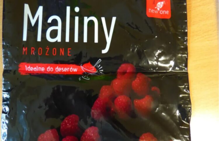 Mrożone maliny. Fot. Główny Inspektorat Sanitarny