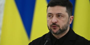 Prezydent Ukrainy Wołodymyr Zełenski. Fot: PAP/Valdemar Doveiko