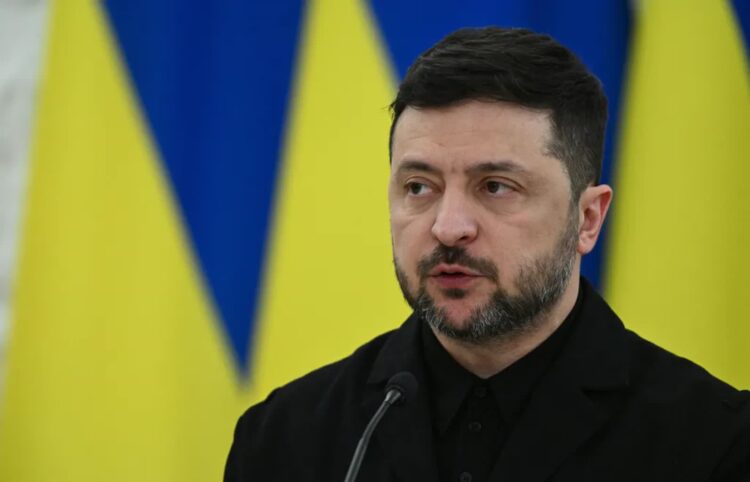 Prezydent Ukrainy Wołodymyr Zełenski. Fot: PAP/Valdemar Doveiko