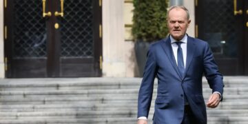 Premier Polski Donald Tusk. Fot. PAP/ Albert Zawada