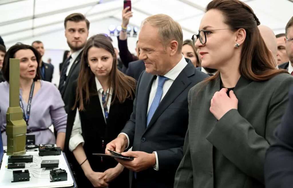 Julija Swyrydenko, premier Donald Tusk. Fot. PAP/Wojtek Jargiło