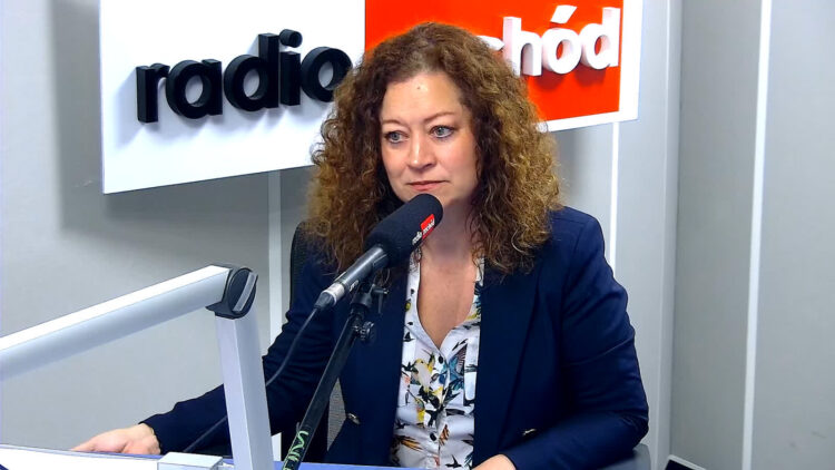 Olimpia Barańska w studiu RZ