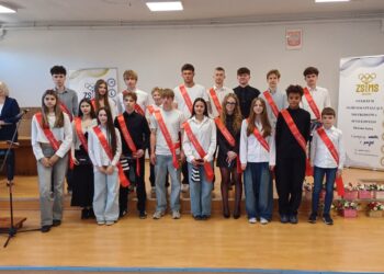 Laureaci plebiscytu na najlepszego sportowca 2025 roku w zielonogórskim ZSMS (fot. Piotr Bakselerowicz)