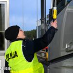 Kontrole lubuskiej policji na autostradzie A2 (mat. prasowe)
