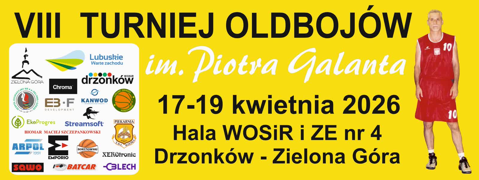 Zagrają po raz ósmy w koszykarskim memoriale Piotra Galanta